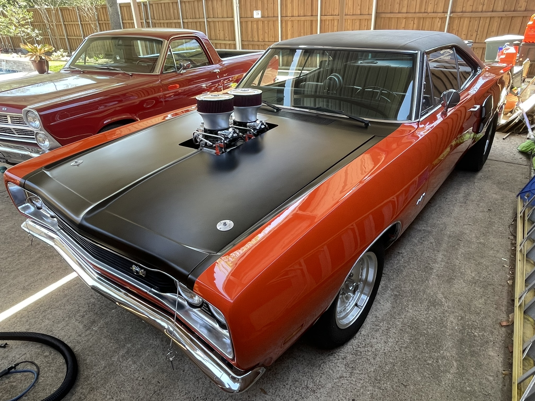 Classic muscle car detailed and polished at DTX Auto Salon